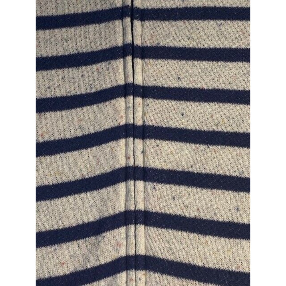 LANDS END Robe Girls XL 16+ Striped Full Zip HOODIE Long Sleeve HEART‎ POCKETS - Picture 5 of 10